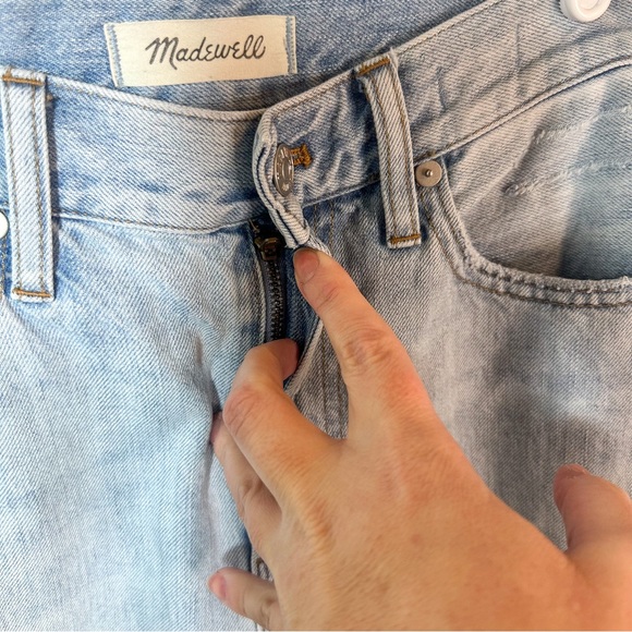 Madewell The Perfect Vintage Jeans Light Wash Size 25 Straight Leg - Picture 3 of 9